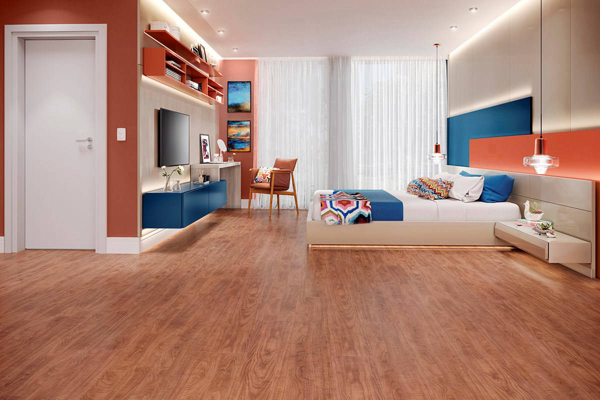 Eucafloor Prime, Ipê Real, Ambiente Residencial