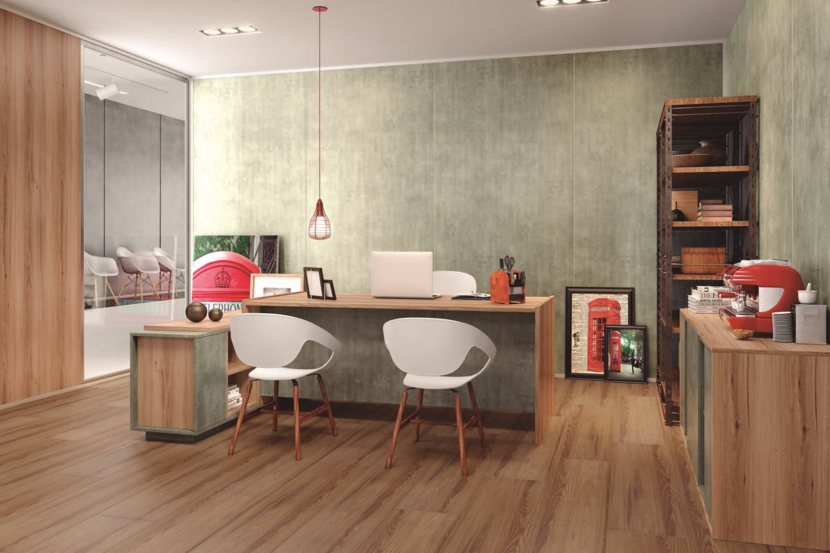 Eucafloor New Elegance, Delicato Ash, Sala Comercial